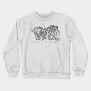 Little Cottonwood Canyon 3D Crewneck Sweatshirt